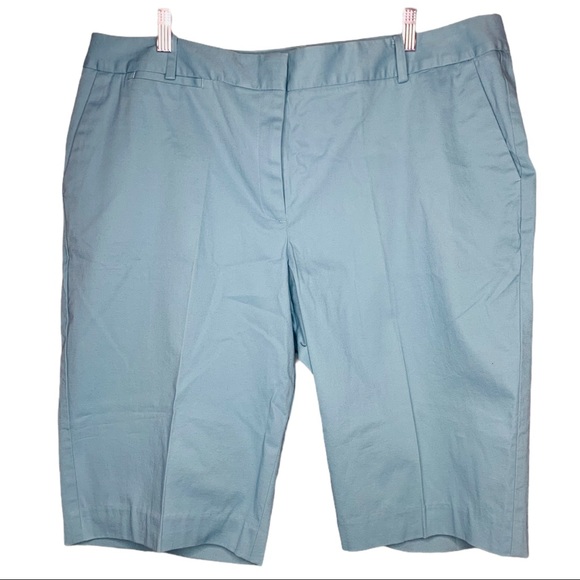 Talbots Pants - NWT Talbots Chambray Blue Plus Shorts 16W